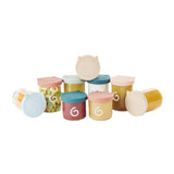 Babymoov ISY BOWLS babyvoedingcontainers van robuust, temperatuurbestendig glas - voor het bewaren/invriezen van babyvoeding, 6x 250ml + 3x 120ml Naty Shop voedselbewaardozen 6X250ml + 3X120ml