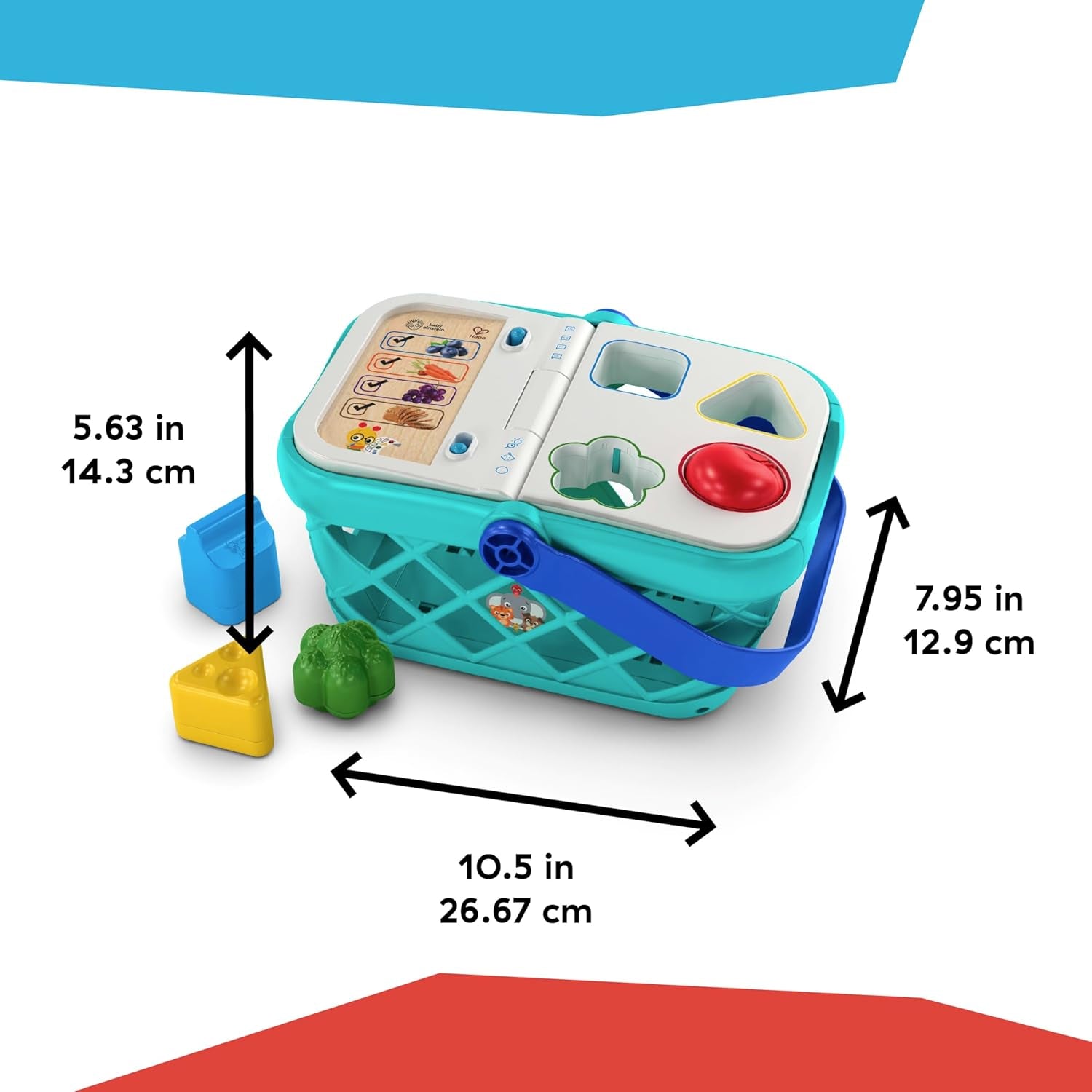 Baby Einstein + Hape Magic Touch Register Doe alsof je afrekent, met echte geluiden en muziek, vanaf 9 maanden Bebe Toys Naty Shop