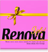 Renova papieren servetten, fuchsia, 40 servetten, groot, 2-laags