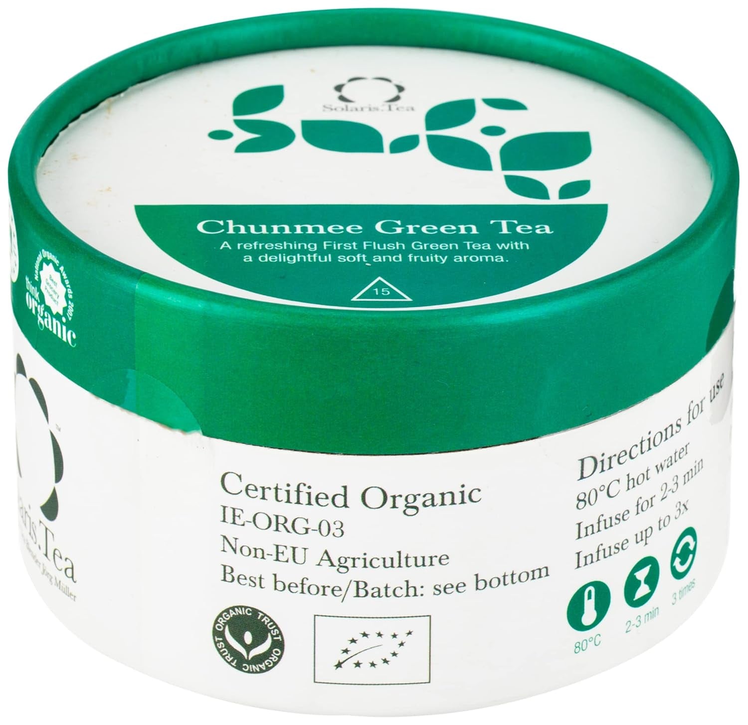 Biologische jasmijn groene thee 15 zijden theezakjes 1 pakje (1 x 30 g)
