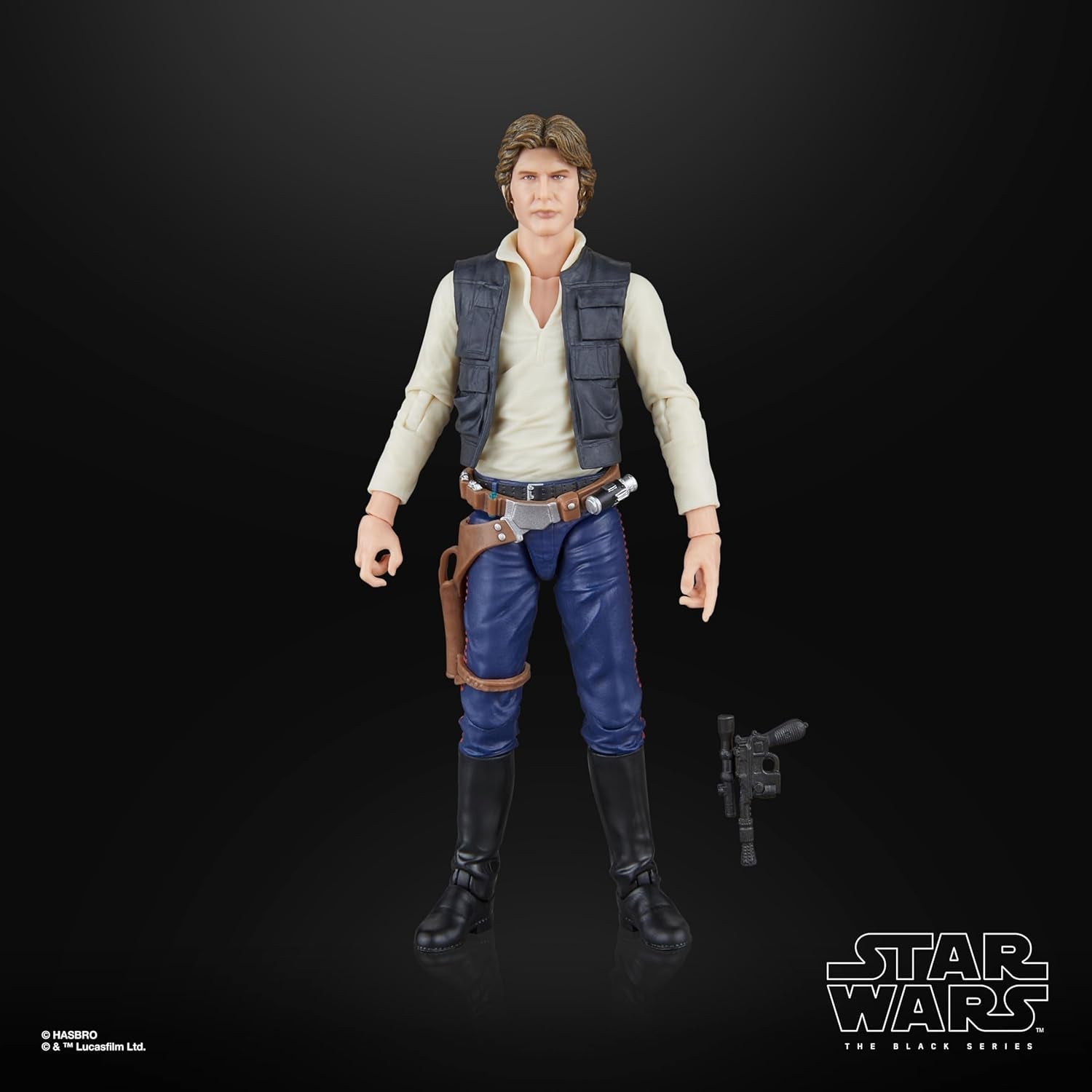 Star Wars The Black Series Han Solo, Star Wars: A Hope Premium verzamelbaar actiefiguur (15 cm) Actiefiguren Naty Shop