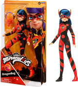Bandai - Wonderbaarlijk lieveheersbeestje - Pop Marinette Kleurverandering Verrassing - Wonderbaarlijke gezamenlijke pop, 26 cm + 3 verrassingen - Willekeurig patroon - P50390 Naty Shop Dragon Bug Dolls