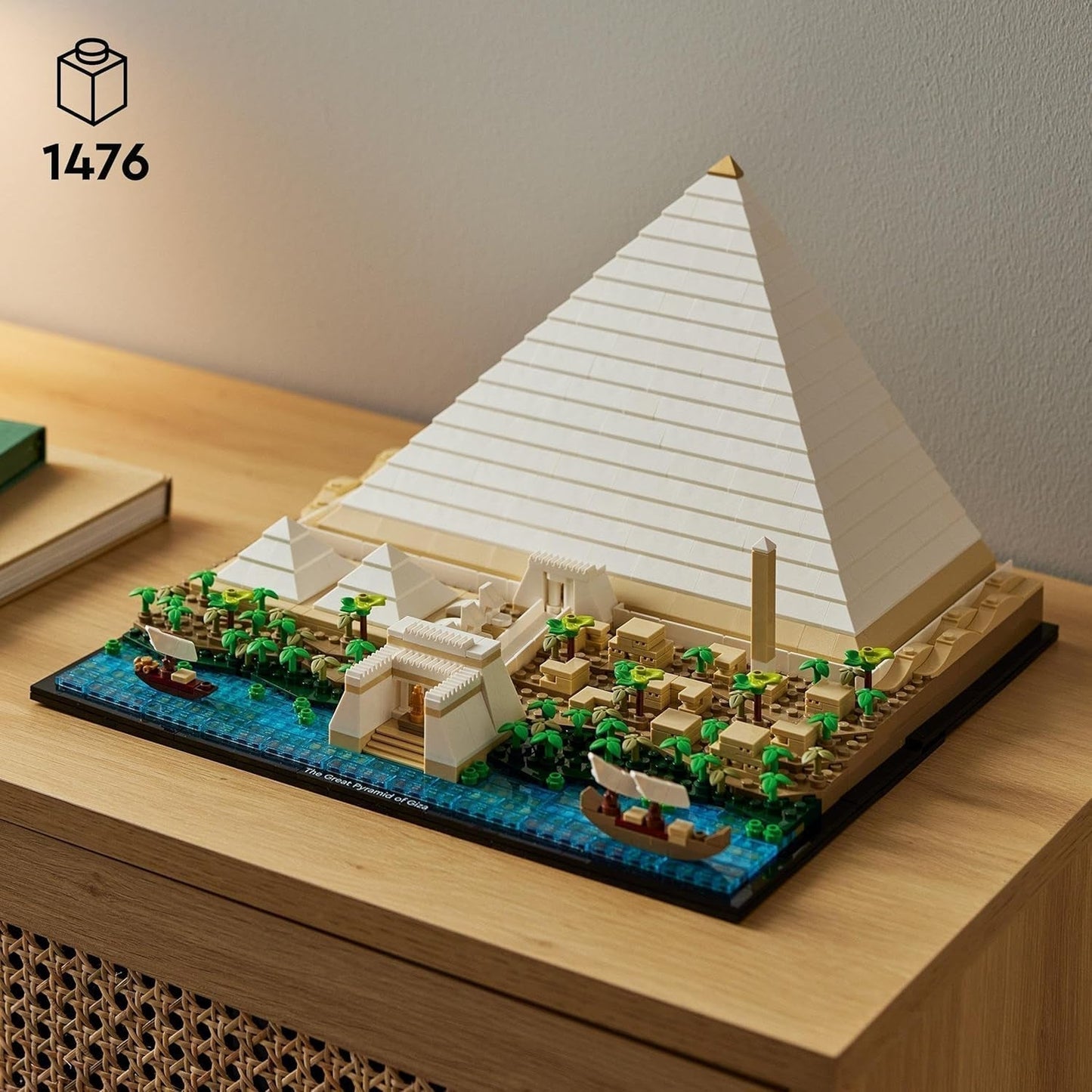 LEGO 21058 Architectuur De Piramide van Cheops Bouwpakket voor ambacht als creatieve hobby, cadeau-idee voor volwassenen, mannen, vrouwen, moeder, vader, creatieve activiteit, beroemde bezienswaardigheden Collectie Bouwsets Besuche in LEGO-Store