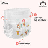 Amazon-merk: Mama Bear Disney-luiers, maat 5 (12-17 kg) - maanddoos, wit, 140 stuks (2 verpakkingen van 70)