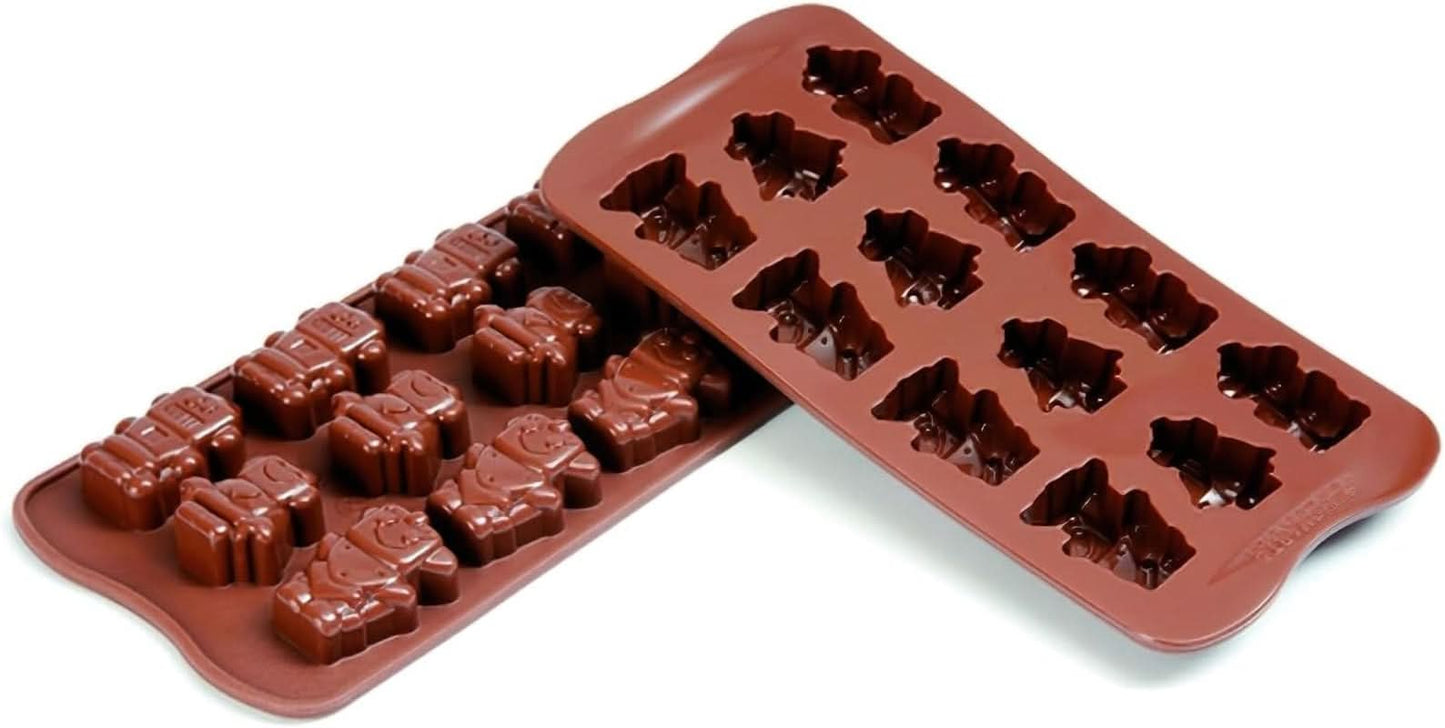 Silikomart 191827, Chocoladepralines, Engelen, Overige keukenmodellen Naty Shop Robot