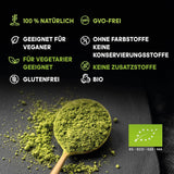 Japanse Matcha thee, premium kwaliteit, poeder. 100% natuurlijk. Groene thee reducer, krachtige ontgifter en antioxidant. Puur gekweekte matcha - Herkomst: Japan (100 g)
