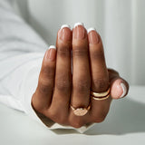 Btartbox Korte vierkante kunstnagels Baby Boomer lijm op witte gradiënt roze kunstnagels Korte kunstnagels met nagellijm 30 stuks vierkante kunstnagels