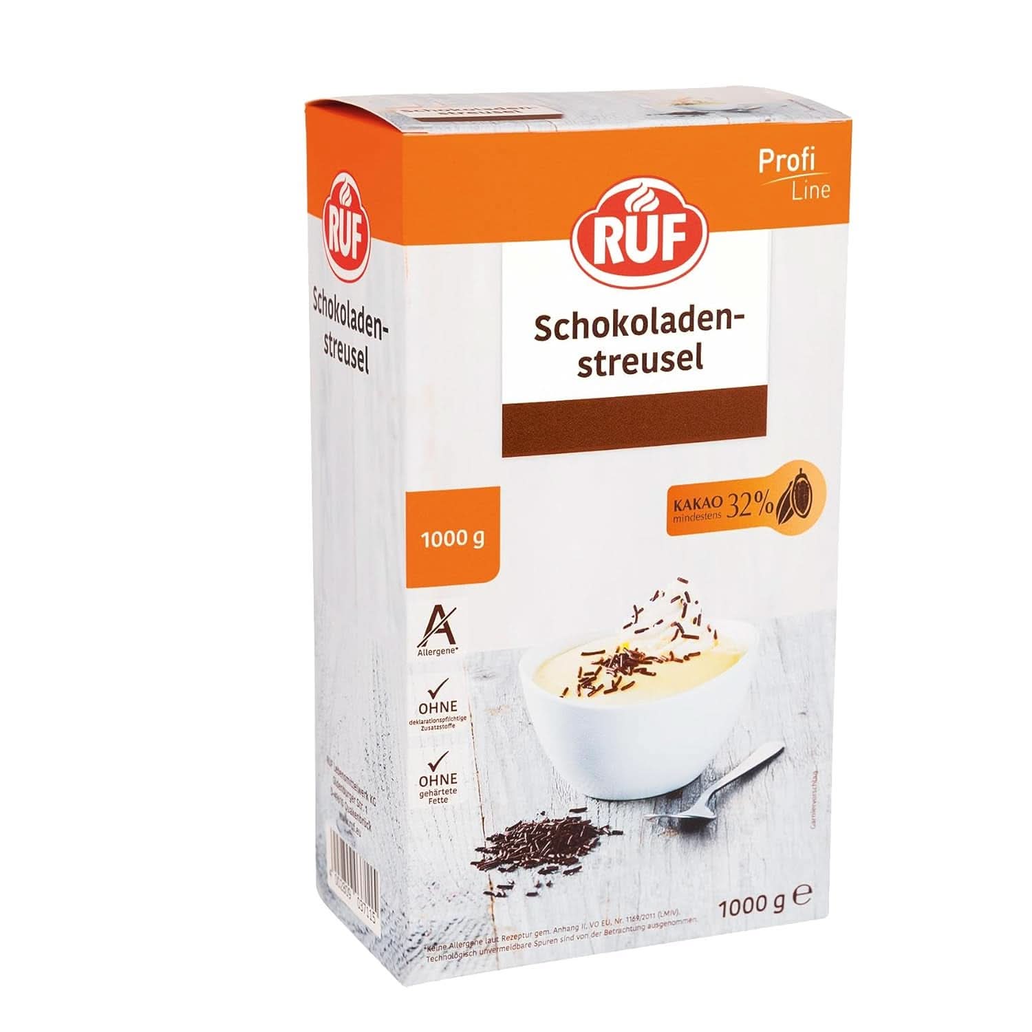 RUF Regenboogkleurige suikerhagelslag, 1 kilogram hagelslag Naty Shop Chocoladevermicelli