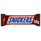 Snickers Chocoladereep Pinda Karamel 5 Reep | Snackvoetbal | (1x5x50g)