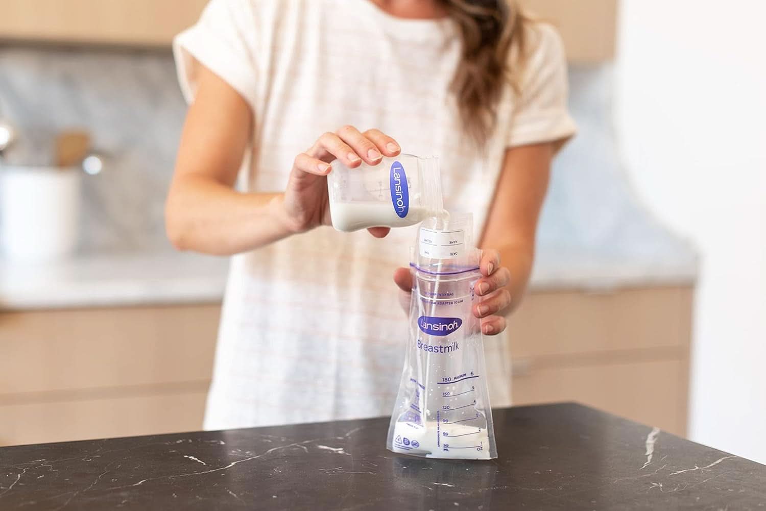 Lansinoh bewaarzakjes voor moedermelk, 25 stuks Voedings- en borstvoedingsaccessoires Bebe Naty Shop