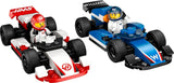 LEGO City F1 Williams Racing en Haas F1 racewagens - Formule 1 speelgoed met bouwbare auto's en 2 minifiguren van coureurs - Kleine cadeau-ideeën voor jongens en meisjes vanaf 4 jaar 60464 Bouwsets Beuche in LEGO-Store