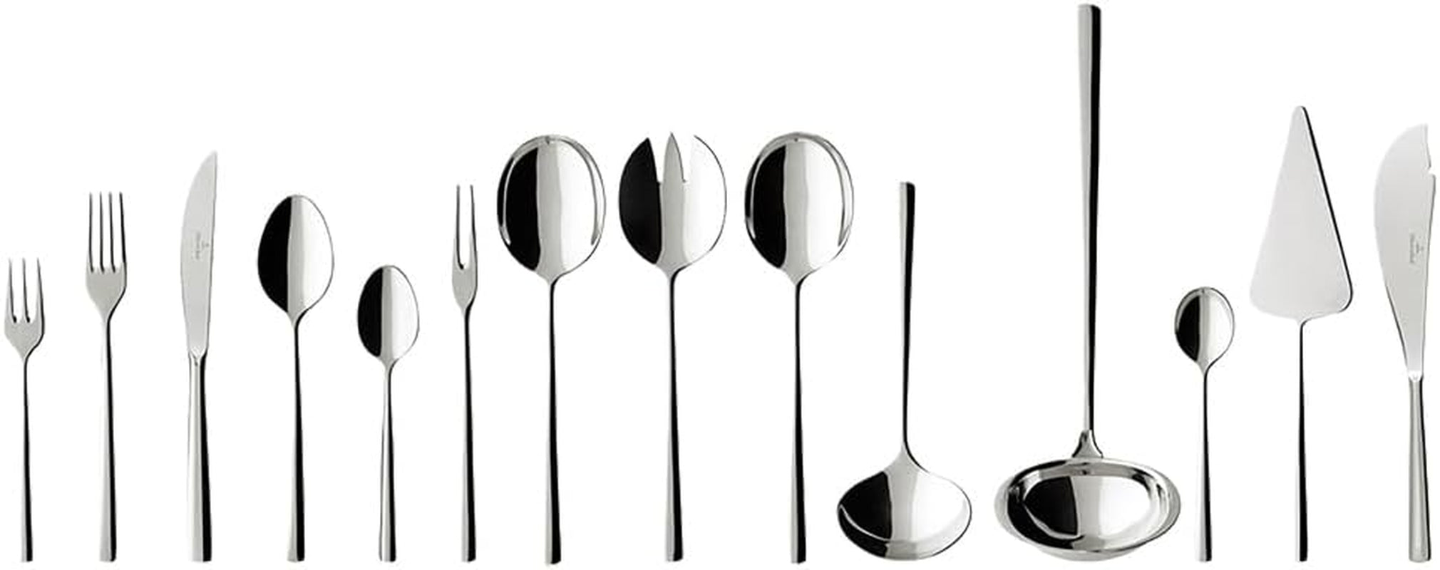 Villeroy & Boch Villeroy En Boch Piemonte Bestek voor maximaal 12 personen, 70-delig, roestvrij staal Keuken Naty Shop