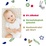 Kindii Natural Balance vochtige doekjes voor baby's – (1 x 60 st.) Vochtige doekjes voor baby's en kinderen – Beschermend, Aloë Vera, delicate geur – 60 st.