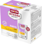 animonda INTEGRA PROTECT natvoer voor katten met diabetes en puppy's (8 x 85 g), aanbevolen door dierenartsen bij diabetes, volledige dieetvoeding voor volwassen katten, ontwikkeld in samenwerking met dierenartsen.