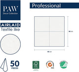 PAW - Airlaid Servetten (40 X 40 Cm) I 50 stuks I Unicolor I Stofachtig I Elegante tafeldecoratie I Horeca I Voor belangrijke gelegenheden zoals bruiloften, feesten, Kerstmis I Unicolor: Roze