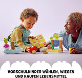 LEGO DUPLO Mijn eerste biologische markt, speelgoedwinkelset voor jongens en meisjes, educatief speelgoed voor peuters vanaf 1,5 jaar, groente- en fruitaccessoires 10983 Bouwsets Besuche den LEGO-Store