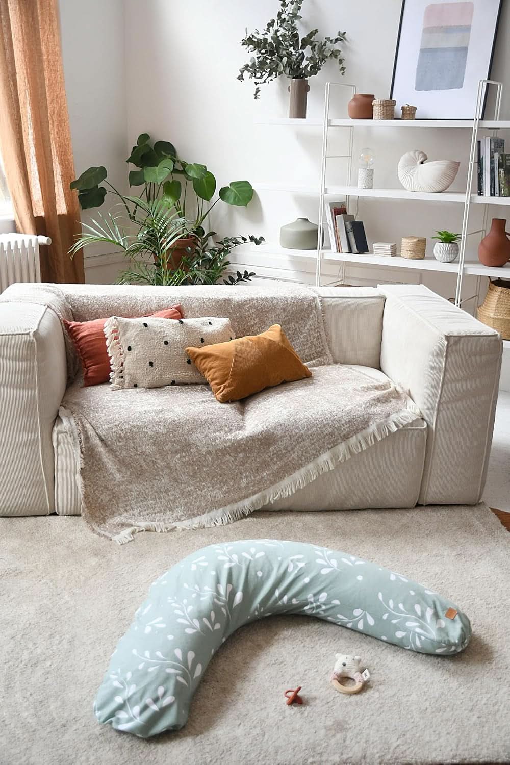 BÉABA, Big Flopsy, multifunctioneel borstvoedingskussen, slapen, borstvoeding, optimale ondersteuning, ontspanning, comfort Accessoires Voeding en Borstvoeding Bebe Naty Shop