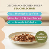 IAMS Delights Sea Collection Graanvrij nat kattenvoer - Multipack met verscheidenheid aan vis in saus, graanvrij natvoer voor katten vanaf 1 jaar, 12 x 85 g