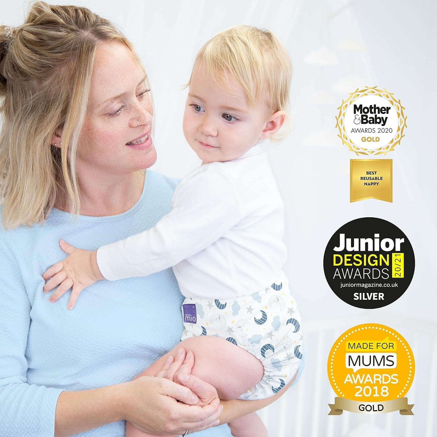 Bambino Mio, stoffen luier Miosolo Classic All-in-One, biologische luier zonder chemicaliën