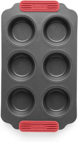 Lékué Muffin-Backform, Antihaftbeschichte, Metall, 6 Mulden Vormen en bakplaten Naty Shop