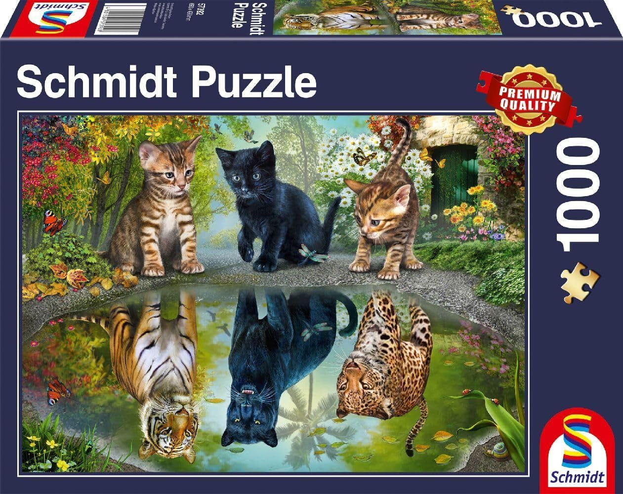 Schmidt Spiele 57392 Dream Big, katten, puzzel 1000 stukjes Puzzel Naty Shop Standaard titel