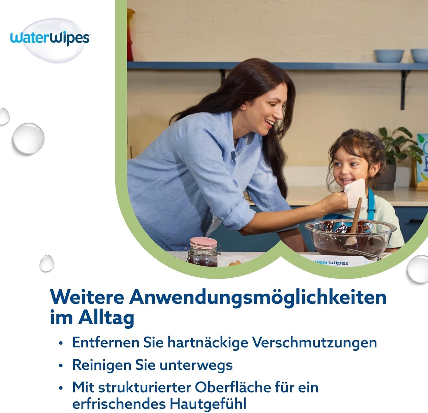 WaterWipes Sensitive+ vochtige doekjes voor baby's en peuters, 720 stuks (12 stuks), 3-in-1 reiniging, verzorging, bescherming, 99,9% water, structuurreiniging, geurvrij