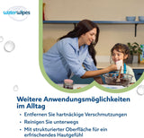 WaterWipes Sensitive+ vochtige doekjes voor baby's en peuters, 720 stuks (12 stuks), 3-in-1 reiniging, verzorging, bescherming, 99,9% water, structuurreiniging, geurvrij