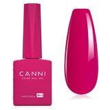 CANNI gel nagellak, semi-permanent, donkerpaars, nagellak, UV-gel, losweken, manicure