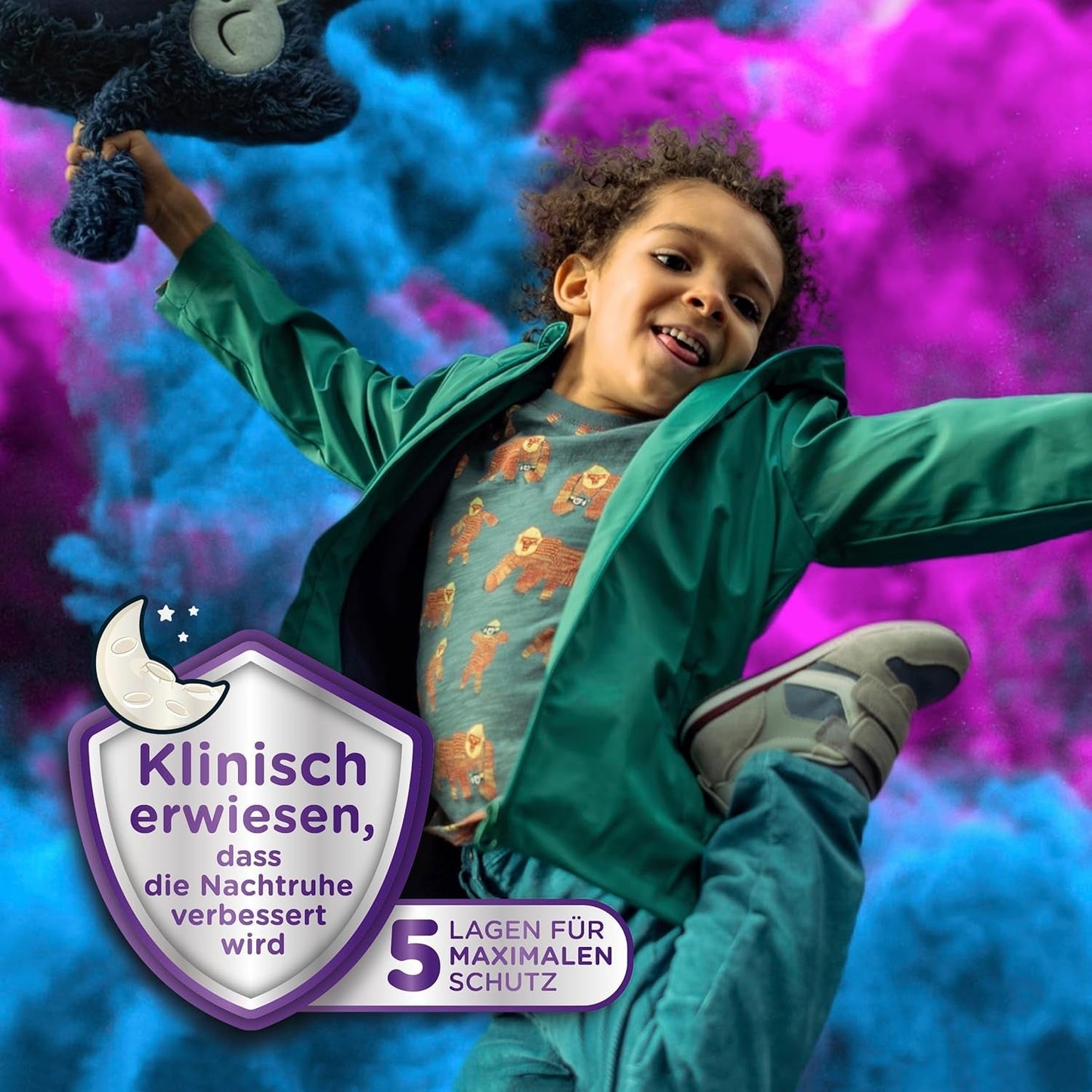 Huggies DryNites Nachtelijke bedplasluiers voor meisjes van 13 tot ongeveer 17 jaar (48-60 kg) Maandpakket van 27 stuks (3x9) Pantyluiers