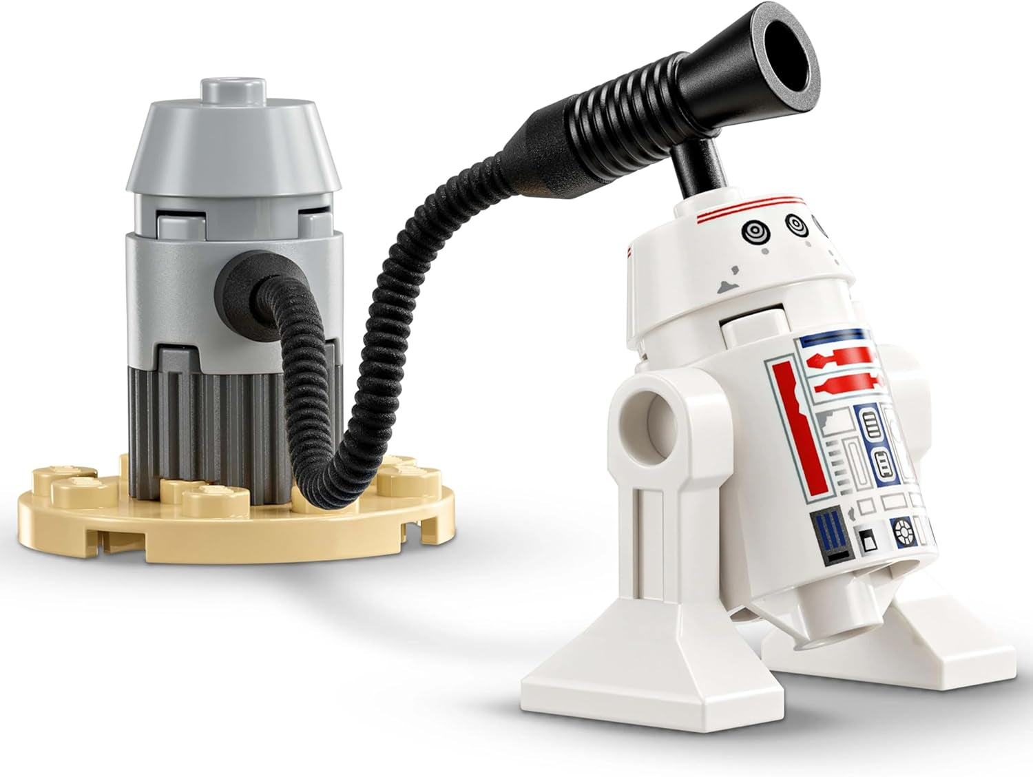 LEGO Star Wars 75410 Mandos en Grogus N-1 Starfighter speelgoed met Mandalorian, Grogu en R5-D4 minifiguren, inclusief bouwbare zuil, ruimteschip startset voor jongens en meisjes vanaf 4 jaar Bouwsets Beuche in LEGO-Store