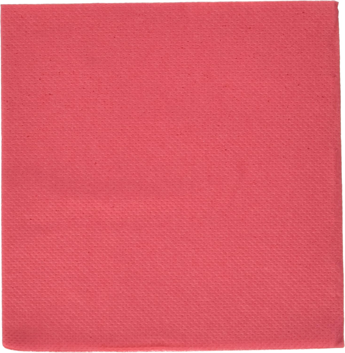 - Tex Touch papieren servetten - Roze kleur - Fsc®-gecertificeerde servetten - Recyclebaar en biologisch afbreekbaar - Pak van 50 roze servetten maat 24 X 24 Cm