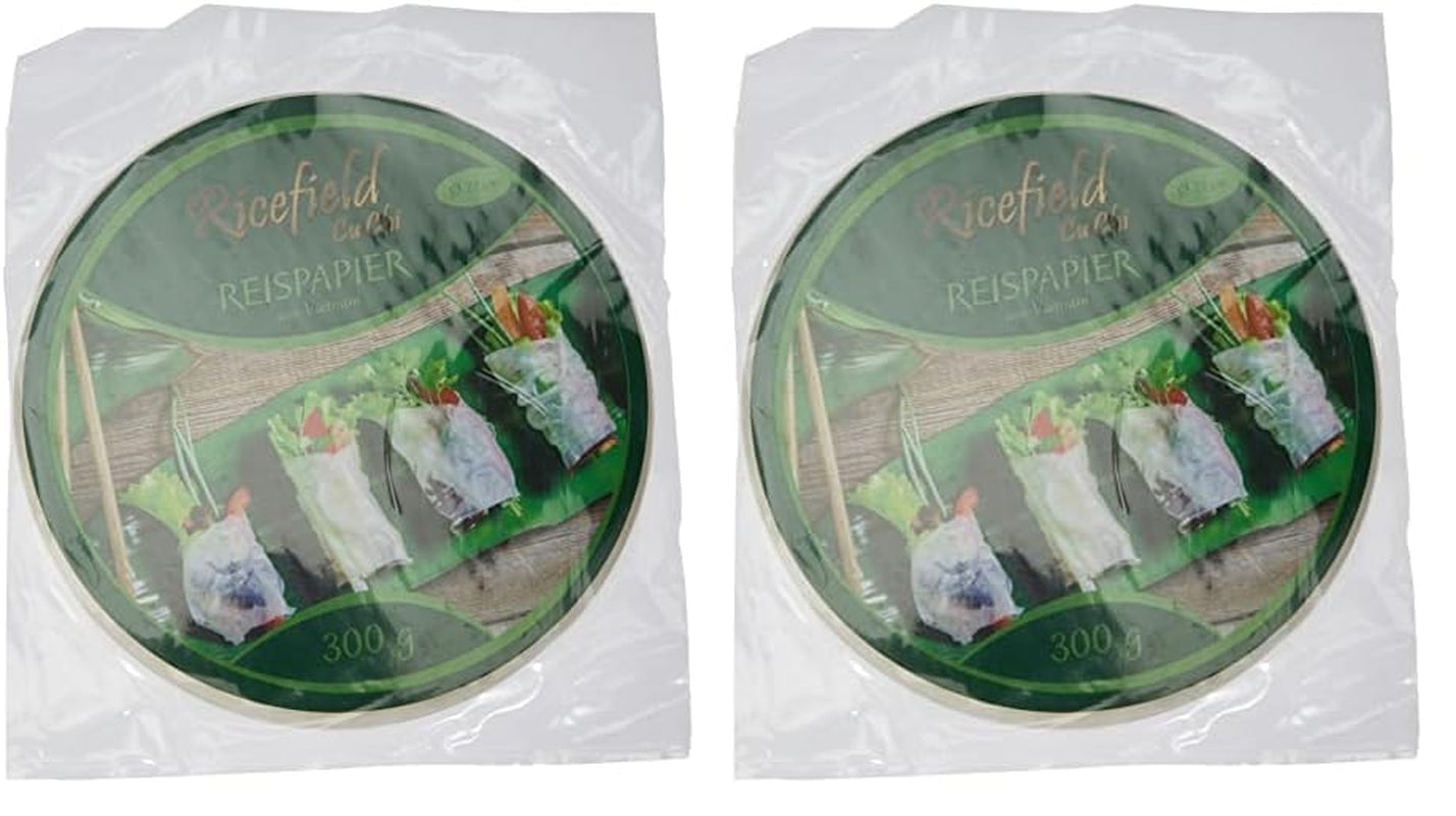 Rijstveldrijstpapier, rond, 22 cm, 1 pak (300 g)