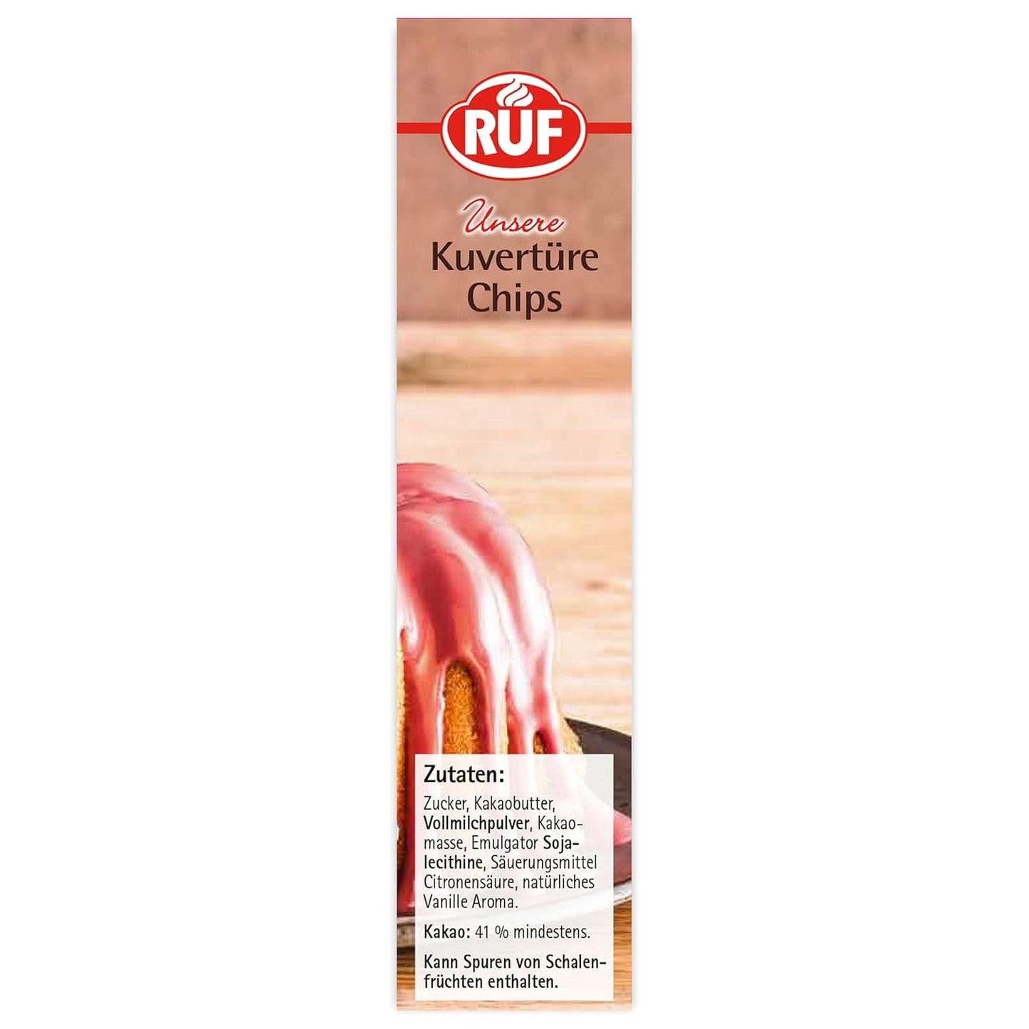 RUF Couverture Chips Robijn, 100 gram Glazuren en Decor Naty Shop