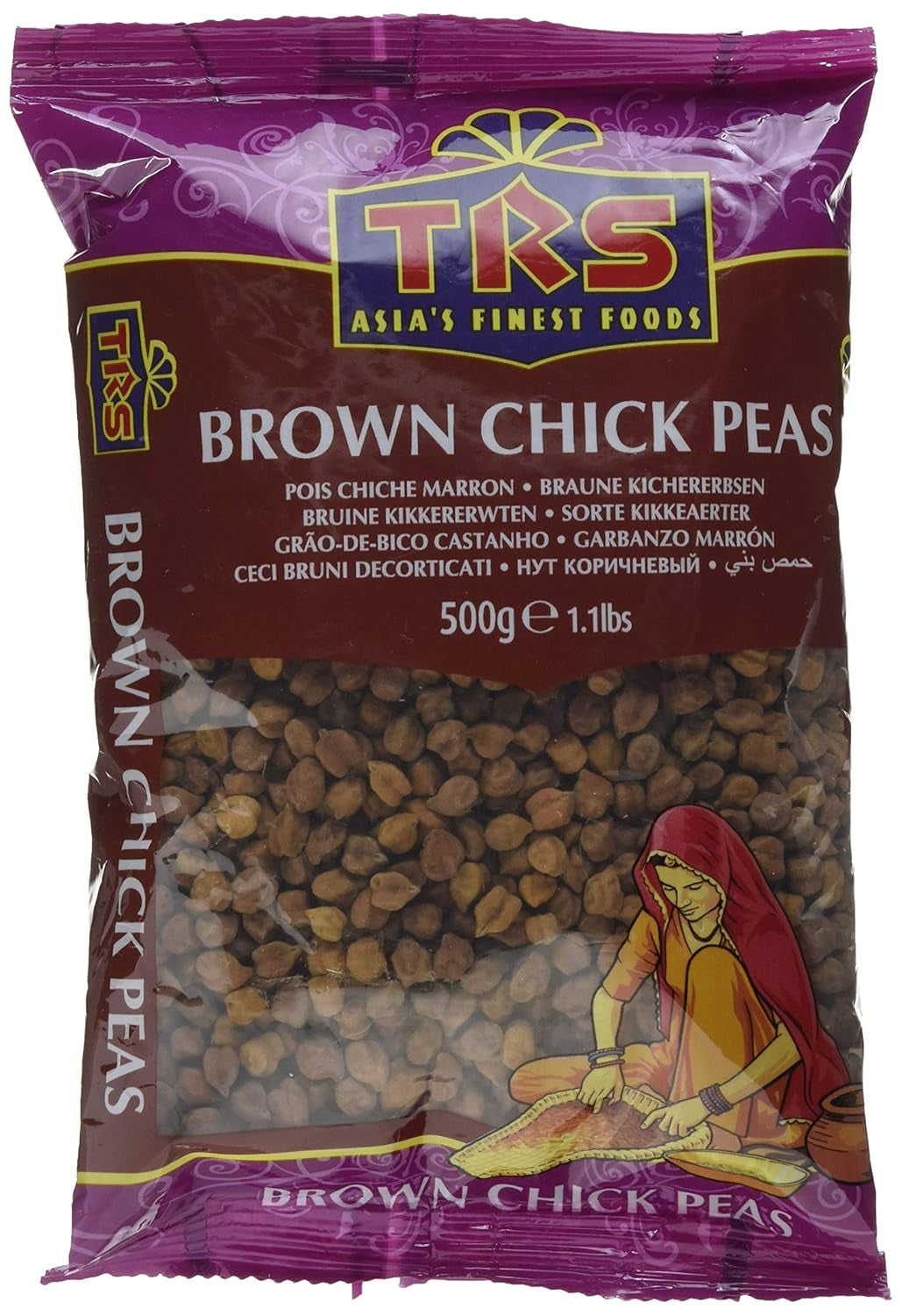 TRS - Bruine kikkererwten - (1 x 500g)