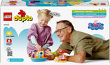 LEGO DUPLO Peppa's boottocht: speelgoedboot speelset om te bouwen en te herbouwen met 2 figuren, creatief speelgoed, cadeau-idee voor 2-jarigen, jongens en meisjes 10432 Bouwsets Besuche den LEGO-Store