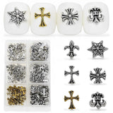 Mini Metall Nieten Punk Nail Charms Goud Zilver Strasssteine ​​Nägel Charm Kegel Spikes Nagelschmuck Glitzersteine ​​Nail Art Studs Nagel Steine ​​Legierung Nagelanhänger Rhinestones Nageldesign Zubehör