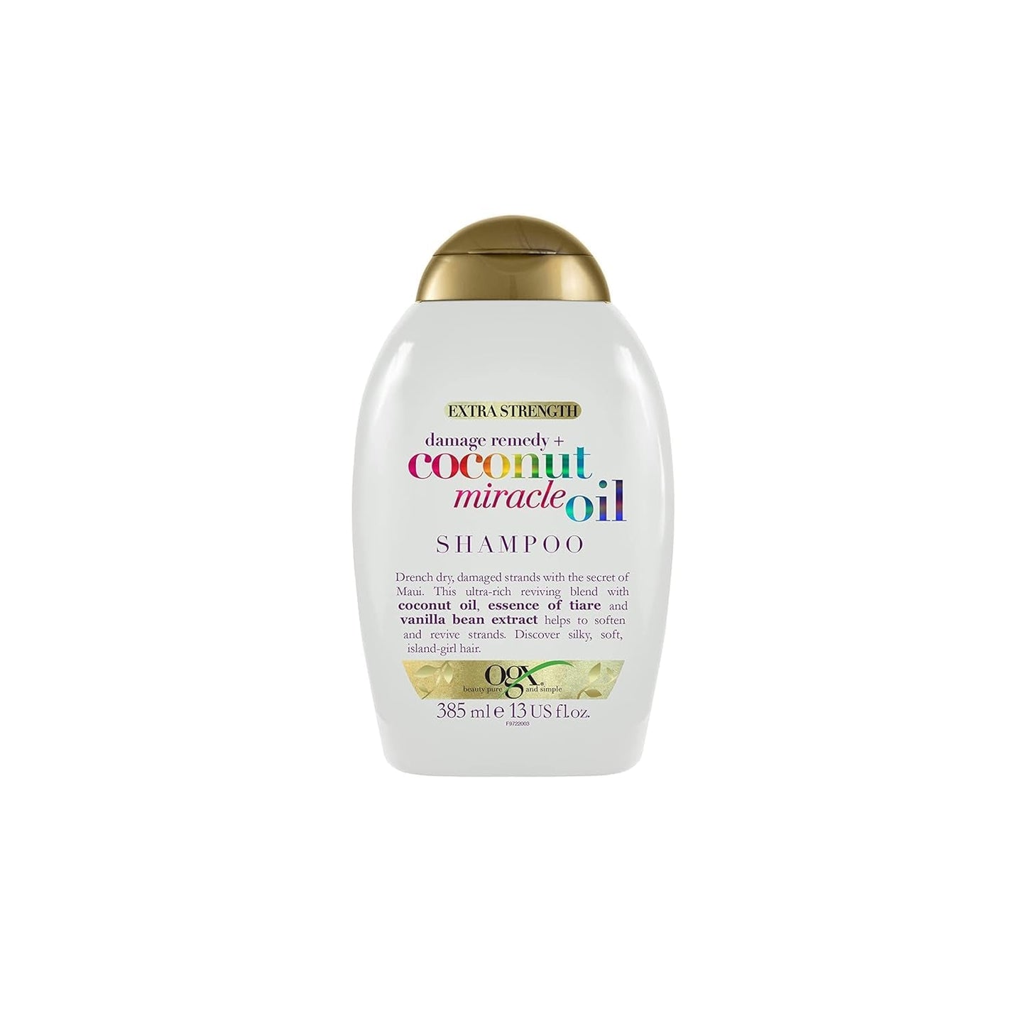 OGX Coconut Miracle Oil Conditioner, hydraterende kokosolie haarverzorgingsconditioner, 385 ml haarverzorging OGX shampoo
