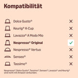By Amazon Heimkompostierbare Kaffeekapseln, compatibel met Nespresso, 100% kolumbianischer Arabica, 20 Stück – Rainforest Alliance-zertifiziert