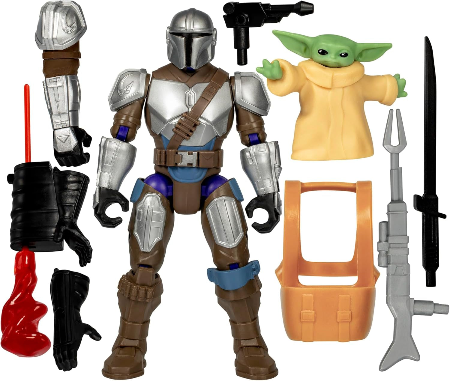 Star Wars Mixmashers Stormtrooper Aanpasbare mix-en-match-actiefiguren en accessoires Actiefiguren Naty Shop Mandalorian