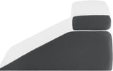 Leeskussen en verenbeen Liftkussen Memory Foam Kussen voor nek, rug en benen, multifunctioneel afneembaar kussen voor bed, bank, zitten, slapen en rusten, 58x55x28cm