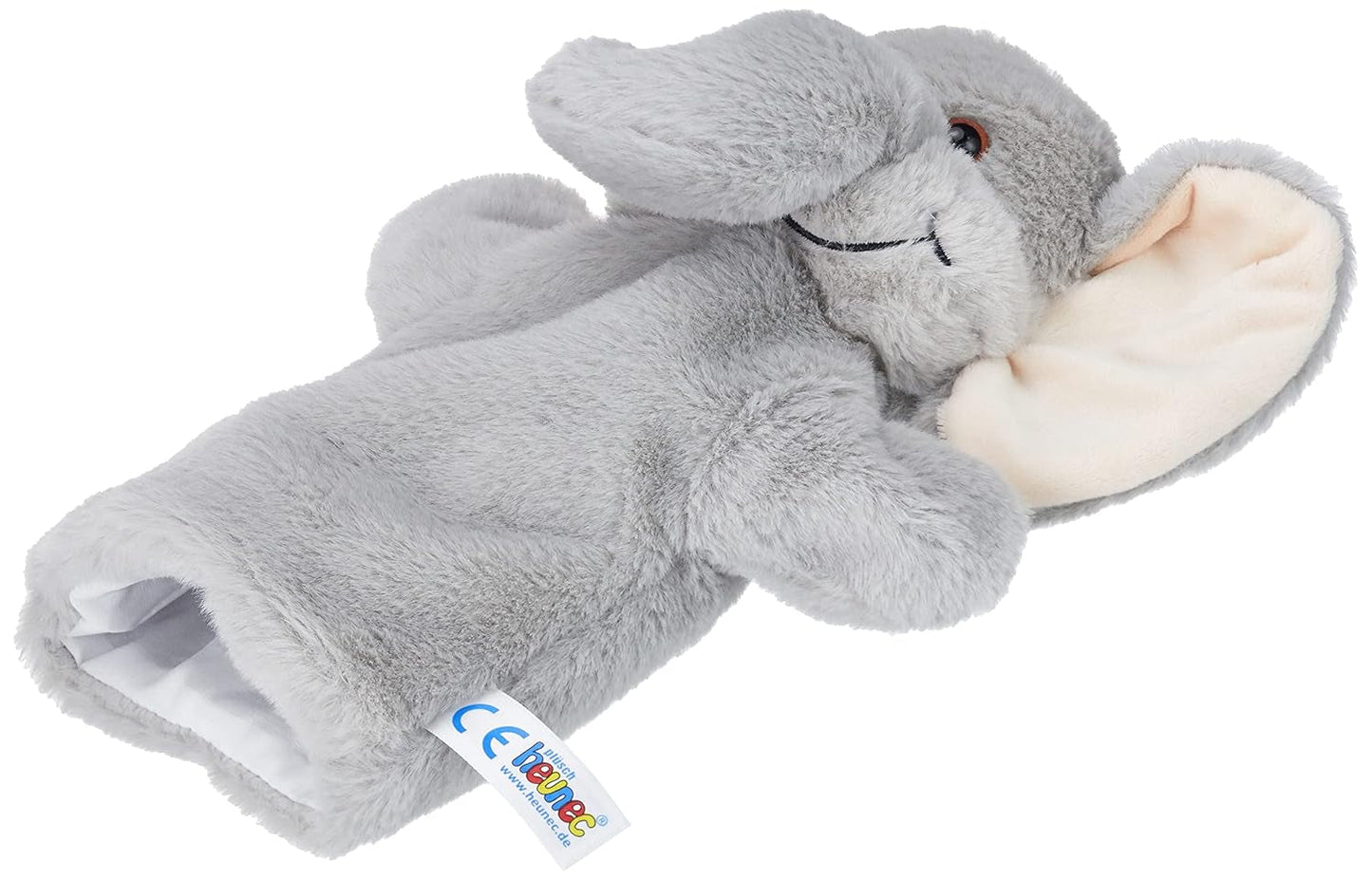 394070 Handpop olifant, grijs Speelgoed Bebe Naty Shop
