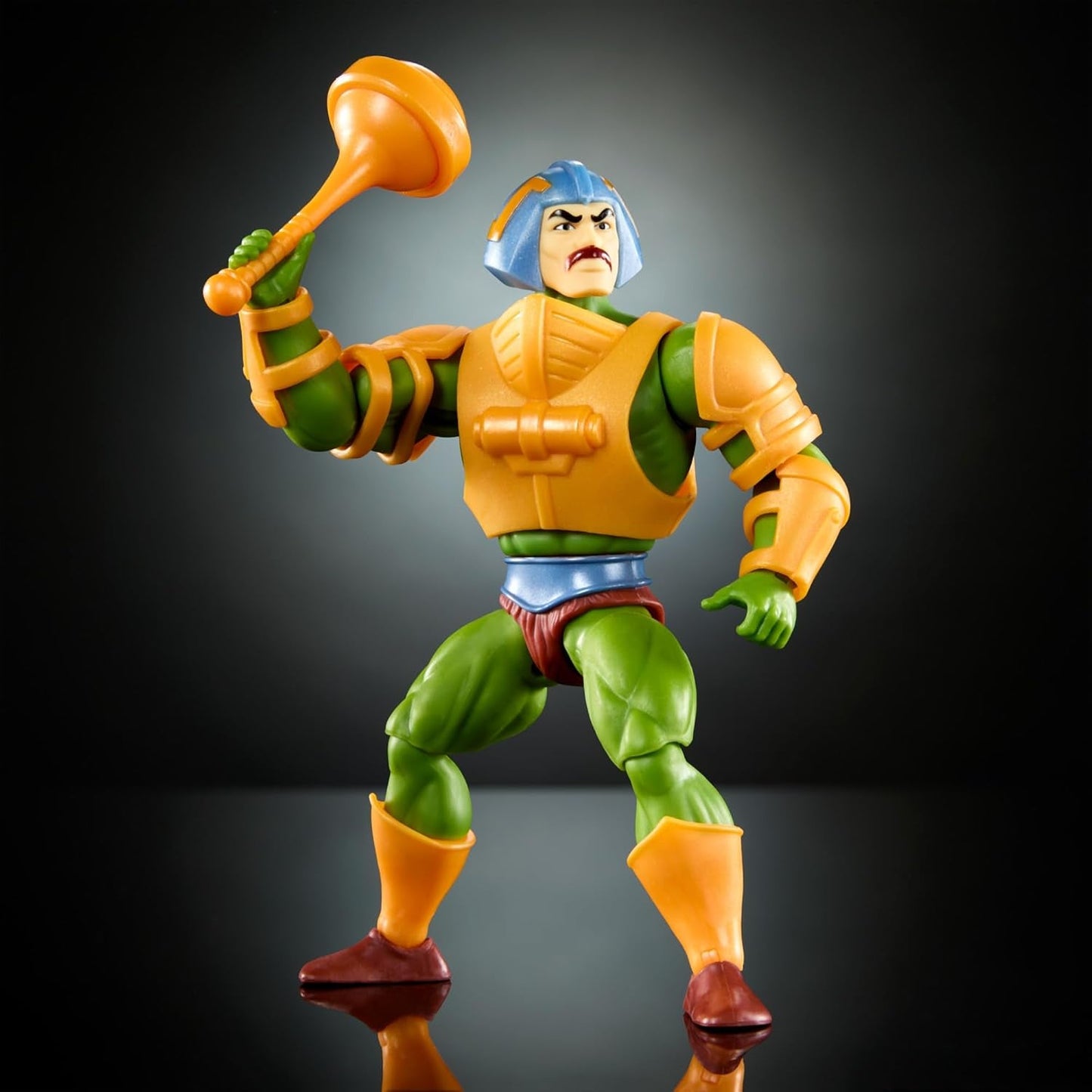 Masters of the Universe Origins speelgoed, Man-At-Arms Duncan-actiefiguur uit de cartooncollectie, hoogte ca. 14 cm, held met verwijderbaar pantser en accessoires, HYD25 Actiefiguren Naty Shop