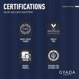 GYADA COSMETICS, hyalurvedisch versterkend ayurvedisch kompres, professionele behandeling voor fijn en zwak haar, antikroezen met methi, maca, neutrale henna, 200 ml Naty Shop haarmasker