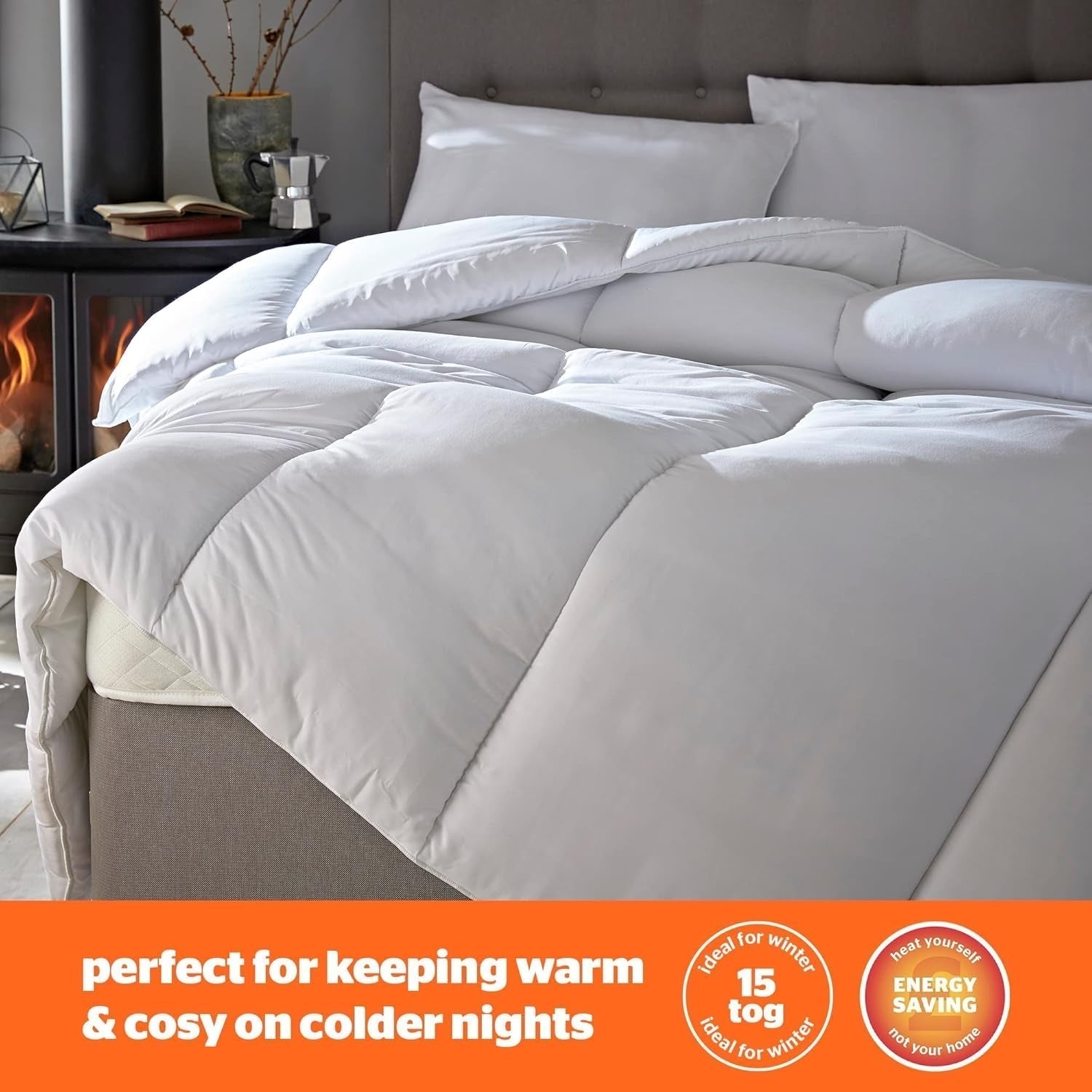Silentnight Warm And Cosy Dekbed - 15 Tog - eenpersoonsbed 135 X 200Cm Dekbedden en dekbedden Naty Shop
