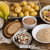 Weider Gourmet Havermout (1,9 kg) brownie smaak. Volkoren havermout. Eiwitbron met laag suikergehalte.