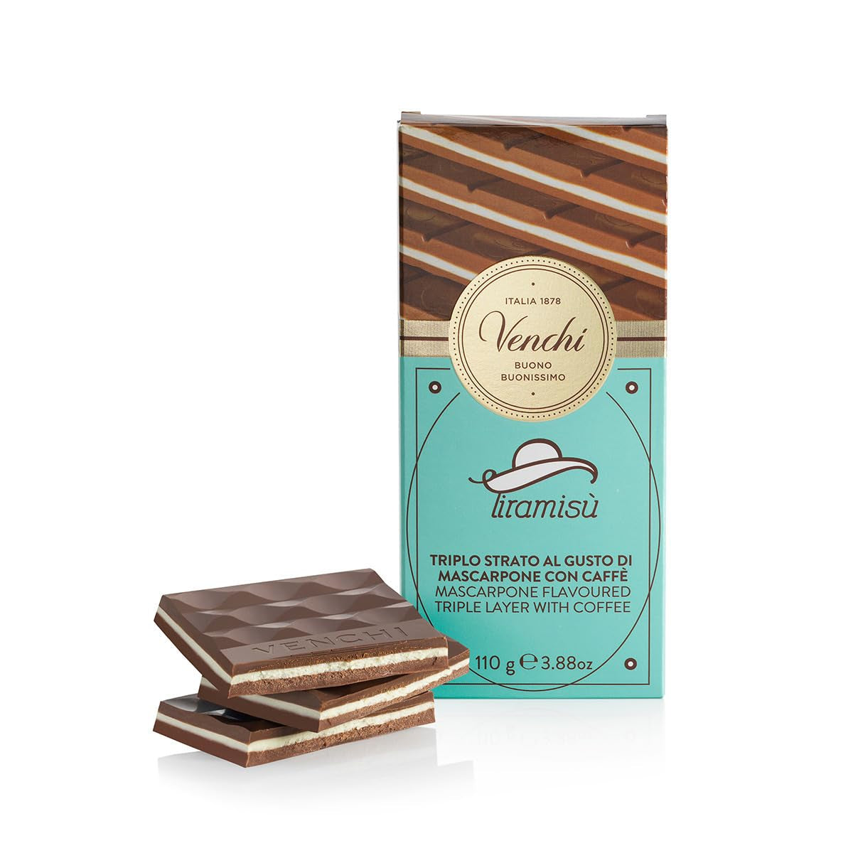 Venchi - Tiramisu met chocolade 110g - glutenvrij