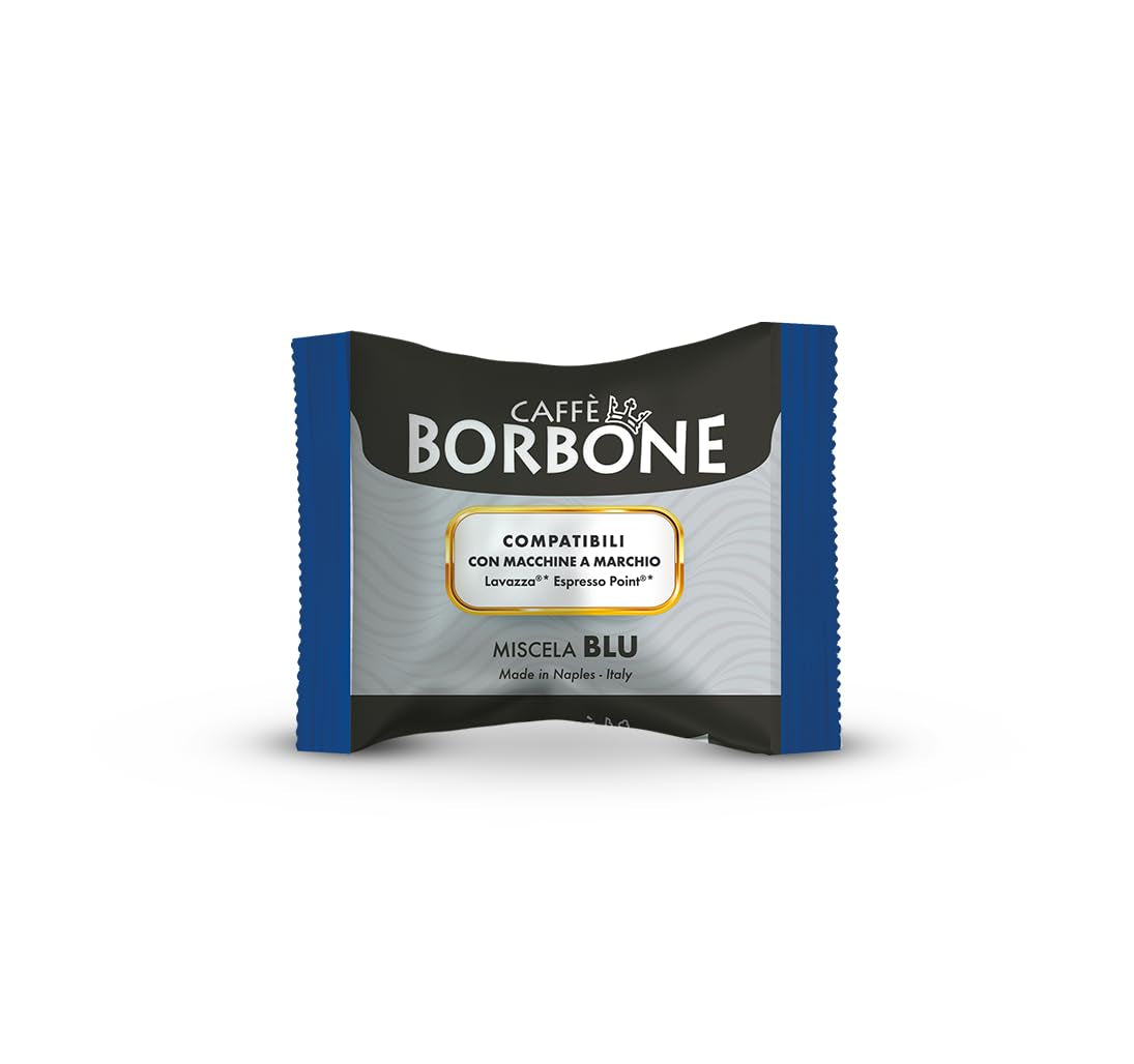 Caffè Borbone Blue Kaffeemischung - 100 Kapseln - Compatibel met Kaffeemaschinen der Marke Lavazza®* Espresso Point®*
