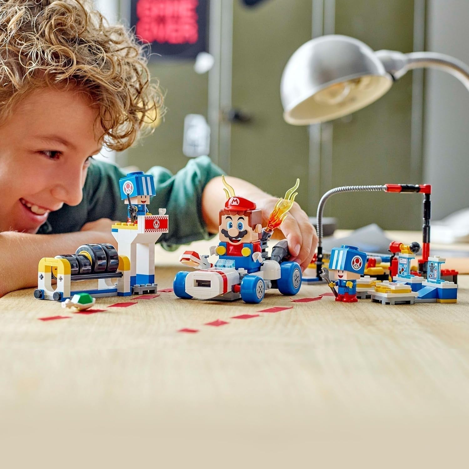 LEGO Super Mario: Mario Kart - Toad's Workshop, Nintendo-personage, aanpasbaar speelgoed, avonturenset, cadeau voor jongens, meisjes en gamers vanaf 8 jaar 72035 Bouwsets Besuche den LEGO-Store