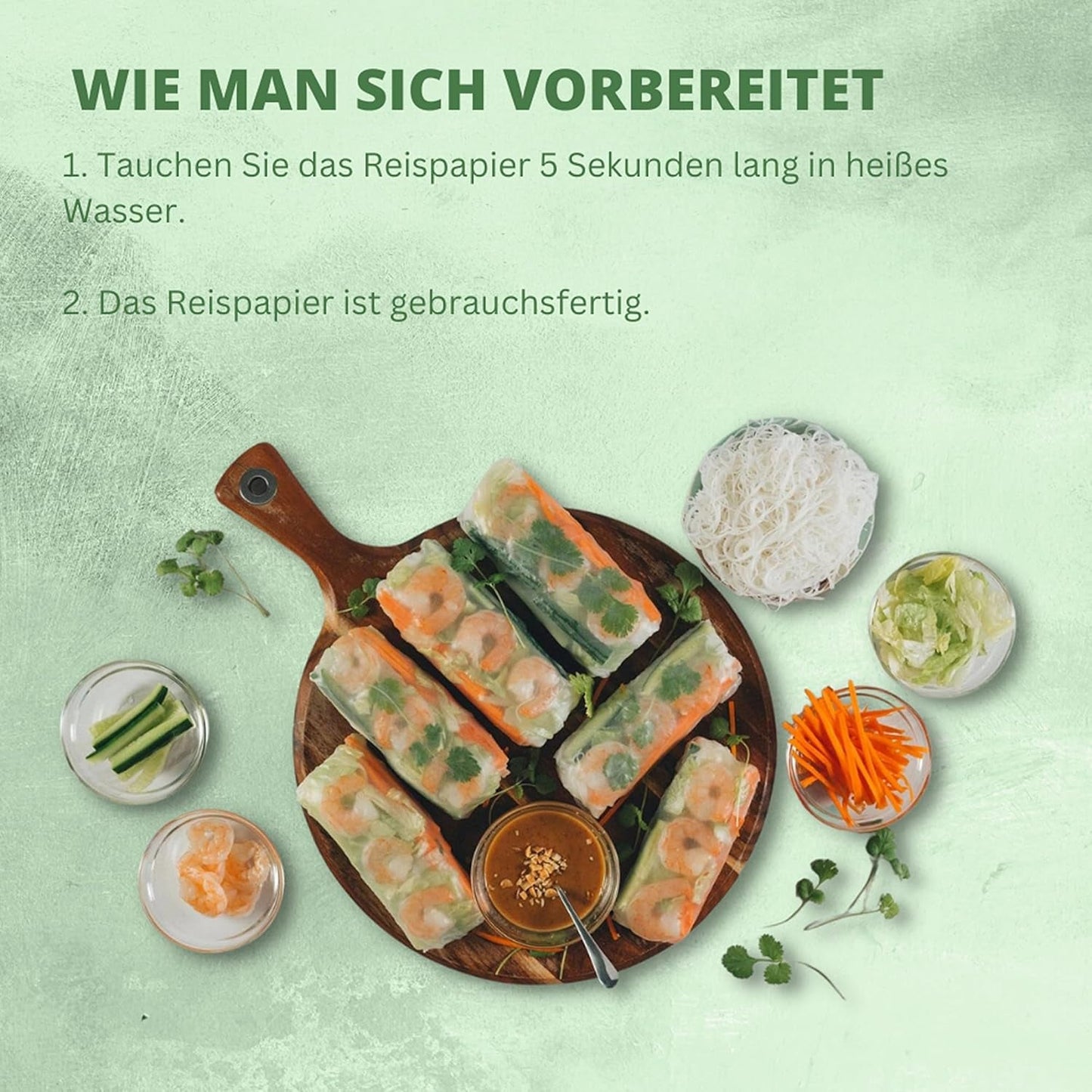 BAMBOEBOOM - Rijstpapier 31 cm. (Zomerbroodjes) - 44 x 340 g - Multiverpakking