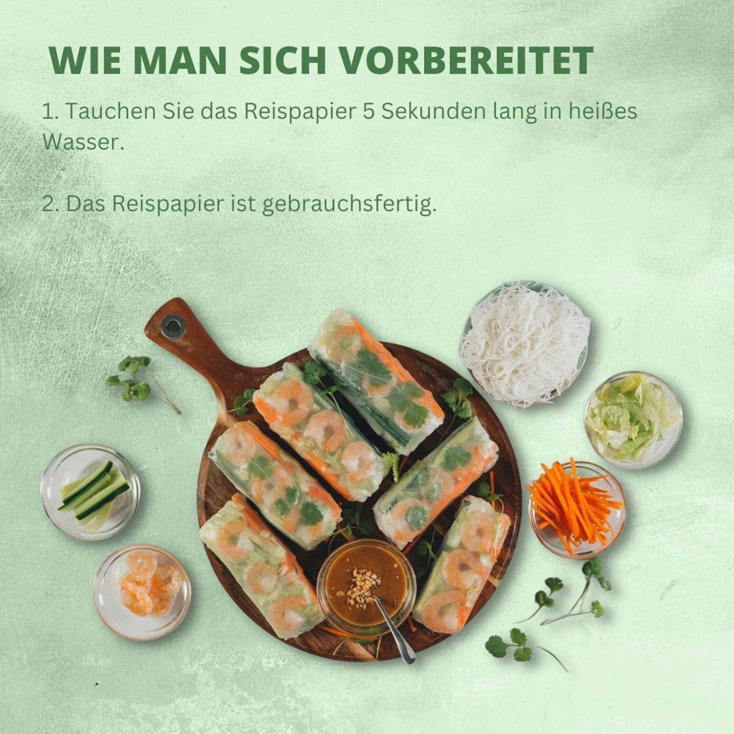 BAMBOEBOOM - Rijstpapier 31 cm. (Zomerbroodjes) - 44 x 340 g - Multiverpakking
